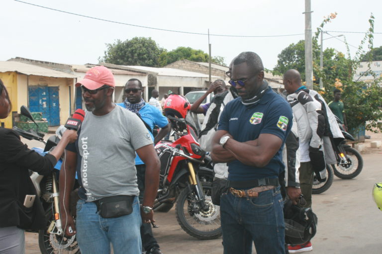 Onlookers Cheer Teranga Riders to Excitement in Gambia