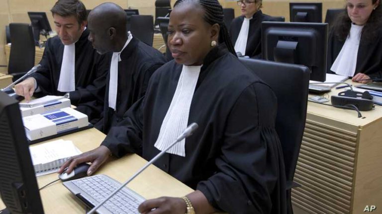 Fatou Bensouda, Fabricio Guariglia, Kweku Vanderpuye,