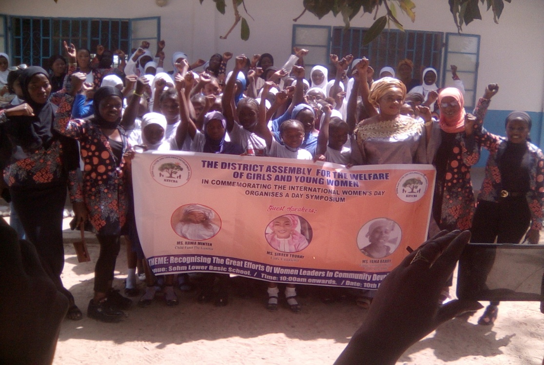 Kombo East female youth group commemorates IWD