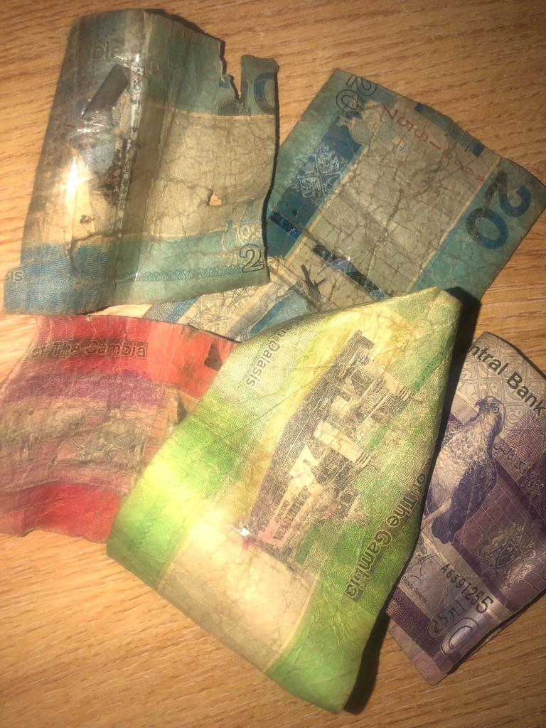    Unhealthy Gambia currency in circulation is a great concern