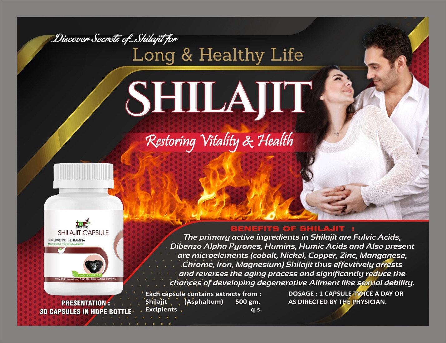 Shilajit: potential natural cancer treatment, regulates heart rate, treats infertility, diabetes, and sexual function