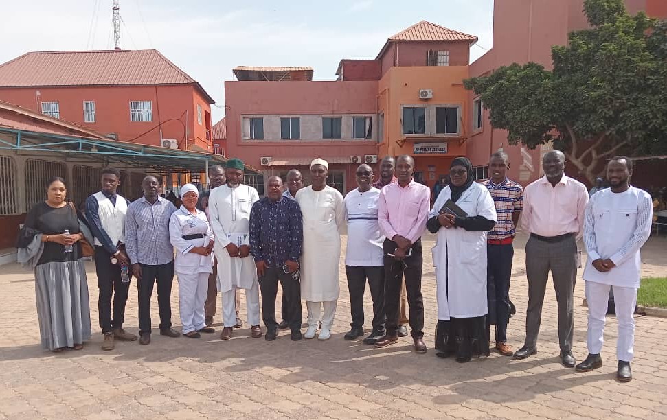 Minister Bouy Commends Bundung Hospital Administration