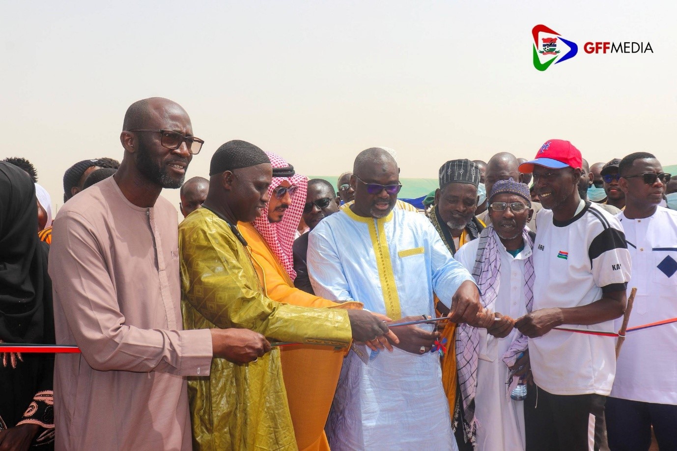 GFF Inaugurates New Football Pitch And Dressing Rooms at Nyakoi Mini Stadium